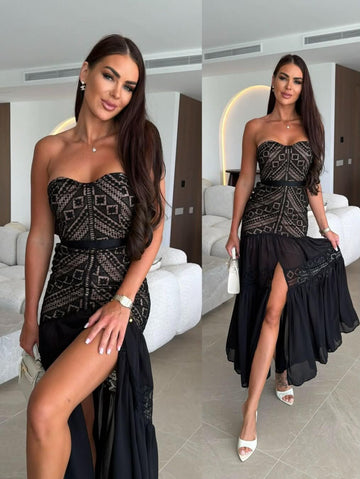 Danielle lux dress Black - 606637