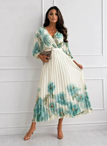 Terrah dress green- 13164