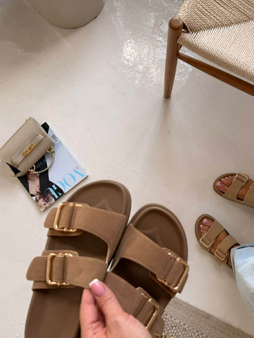 Mynta slippers khaki  - DM518