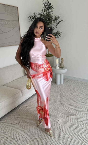 Emmy Flower dress rosa