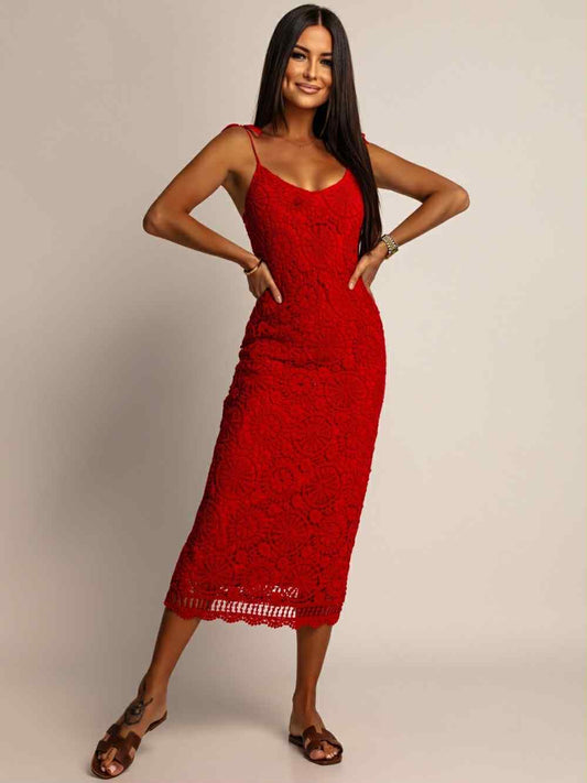 Sephora lace dress red - ps9088s