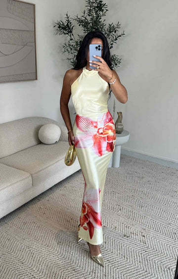 Emmy Flower dress Yellow