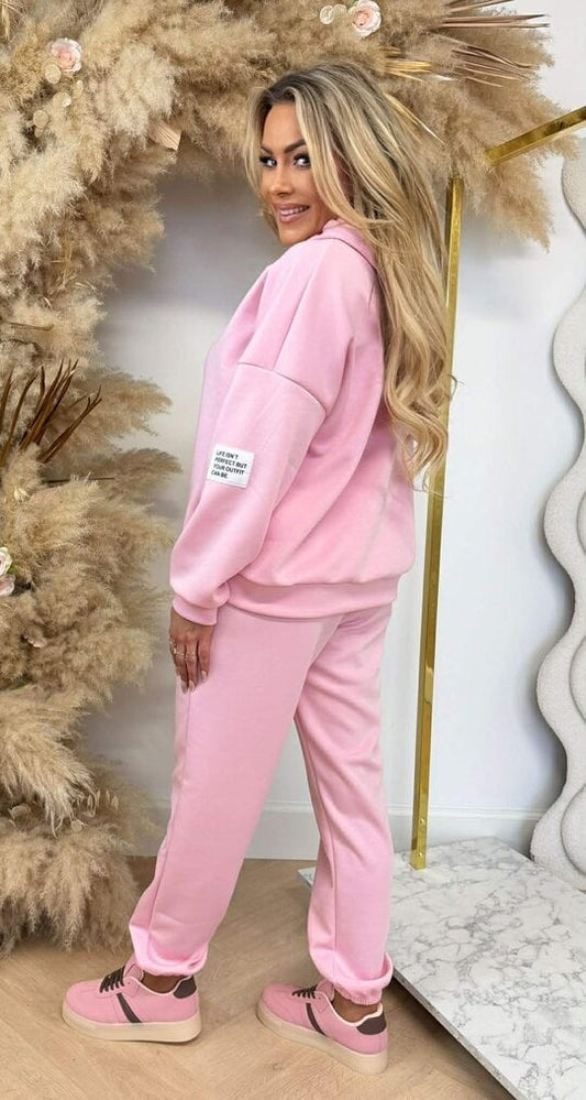 Willoh 2-PIECES SWEAT sæt pink