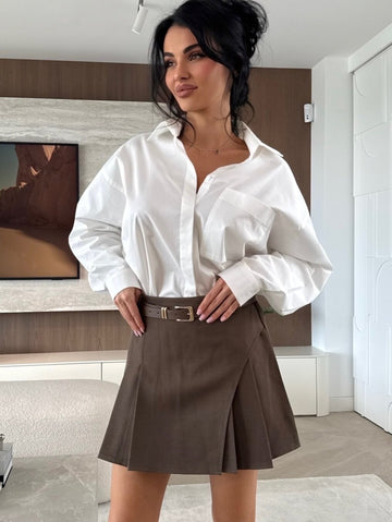Flamy skirt brown - W49756