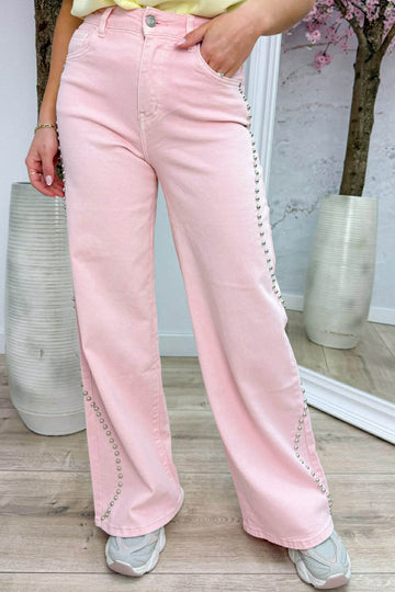 Palads denim jeans rosa   -RD9118-9 555