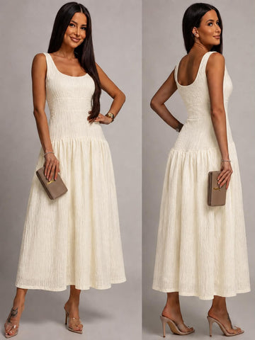 Merelin dress Beige  - 15968