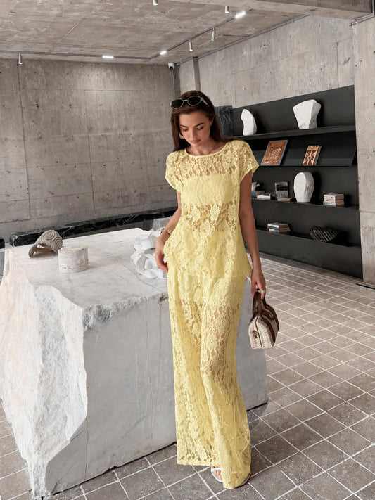 Belice top yellow  - 6383