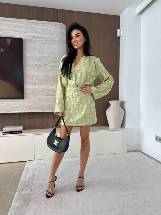 Lokina dress green   - H4543