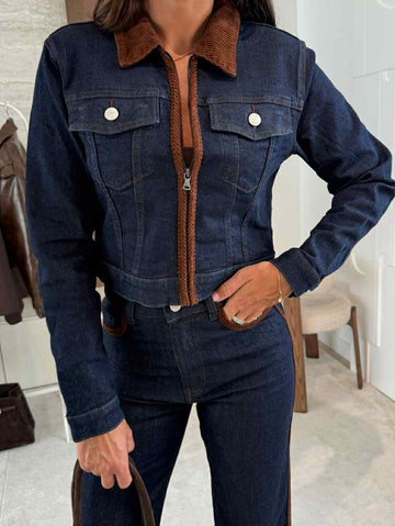 Livvah denim jacket - w3776