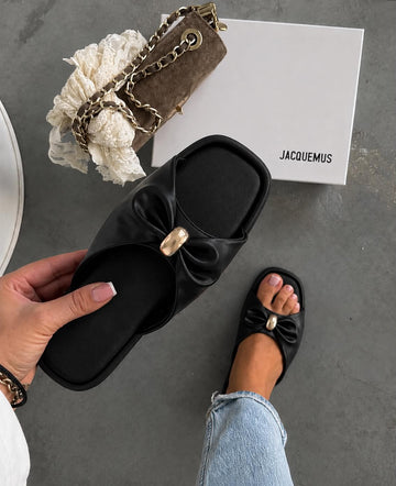 Leyla slippers Black     - 556 12345 DM597