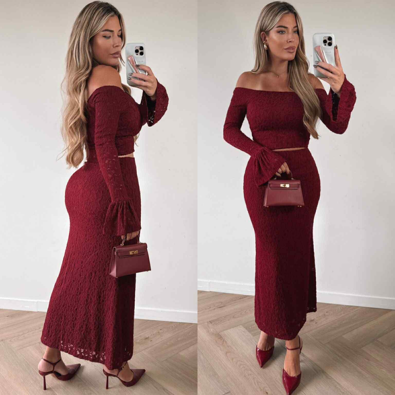 Sicilia 2-PIECES Bordeaux- 23461/23462