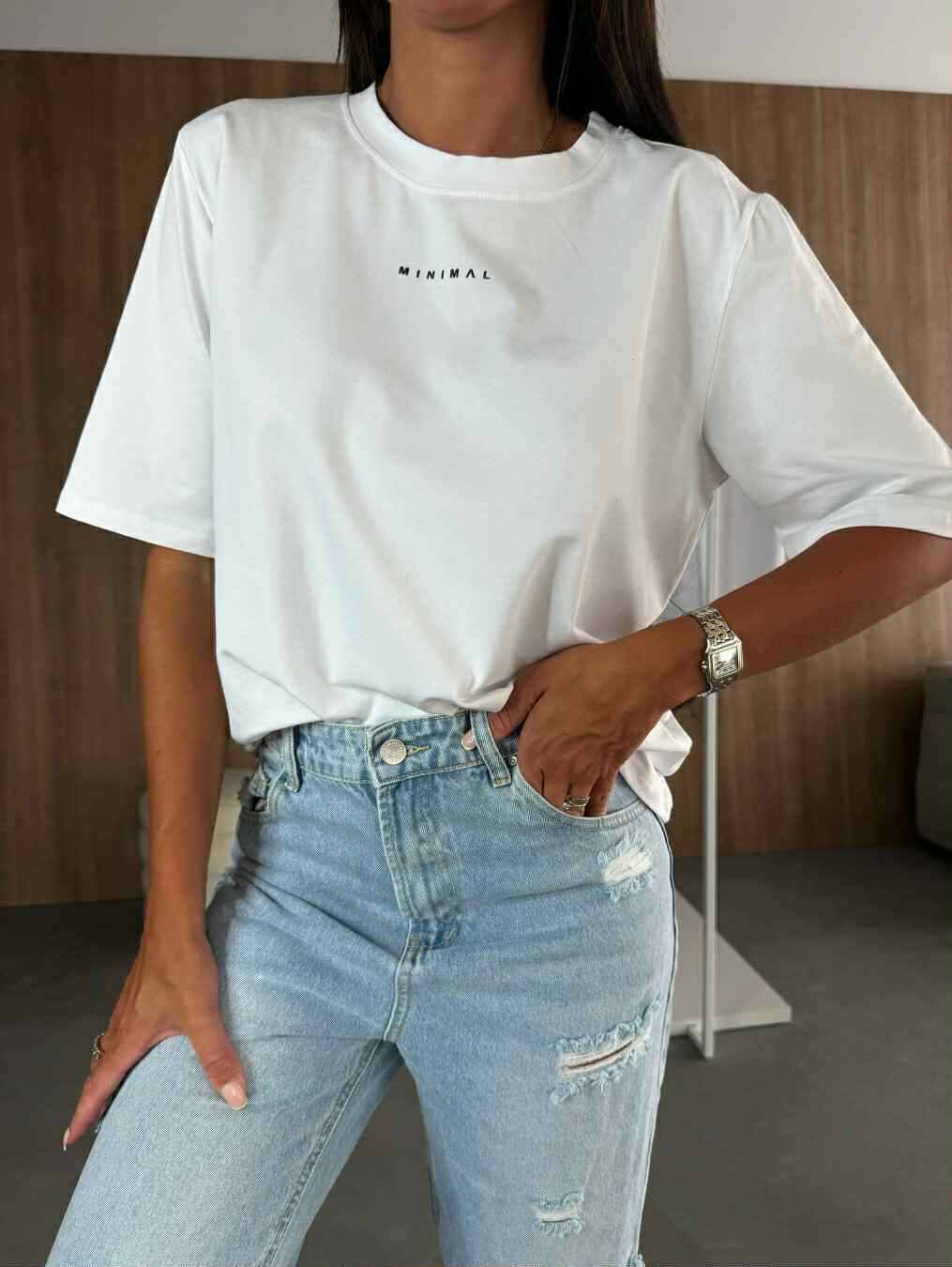 Minimal tee White 2206