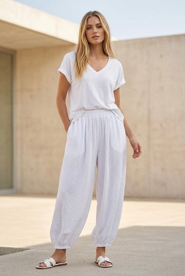 Milde pants White -F2610