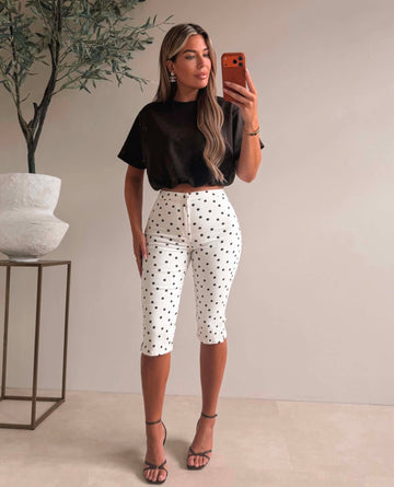 Camina capri jeans white   - Y3513-3