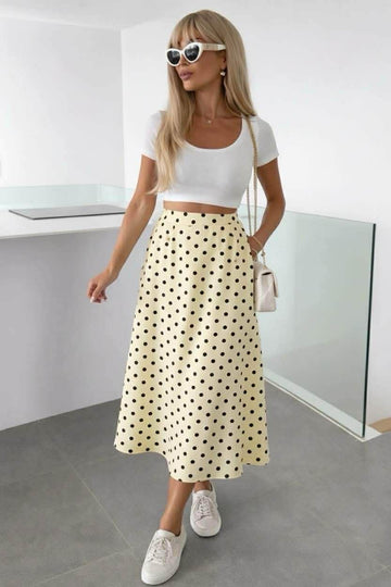 Kliala Dot skirt yellow - 640