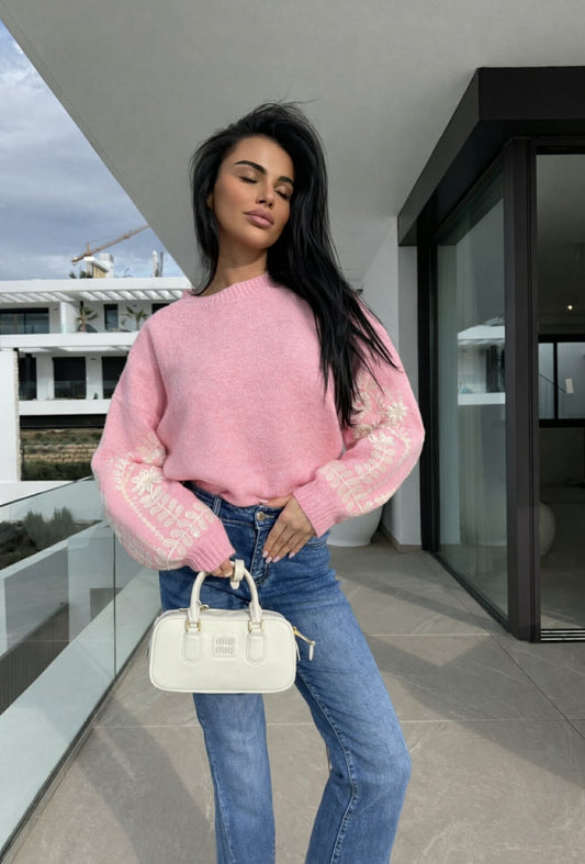 Anikka sweat rosa    - AM1113