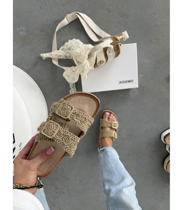 Lolo slippers Camel H8-1225