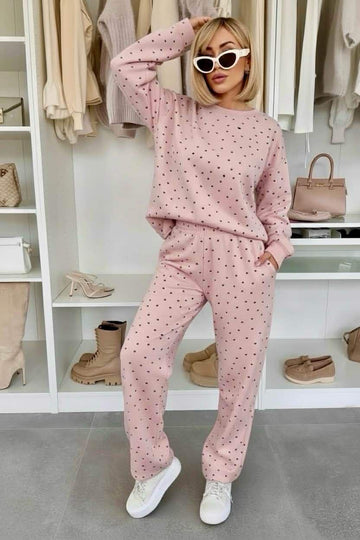 Dottina 2-PIECES SWEAT sæt rosa - 92498