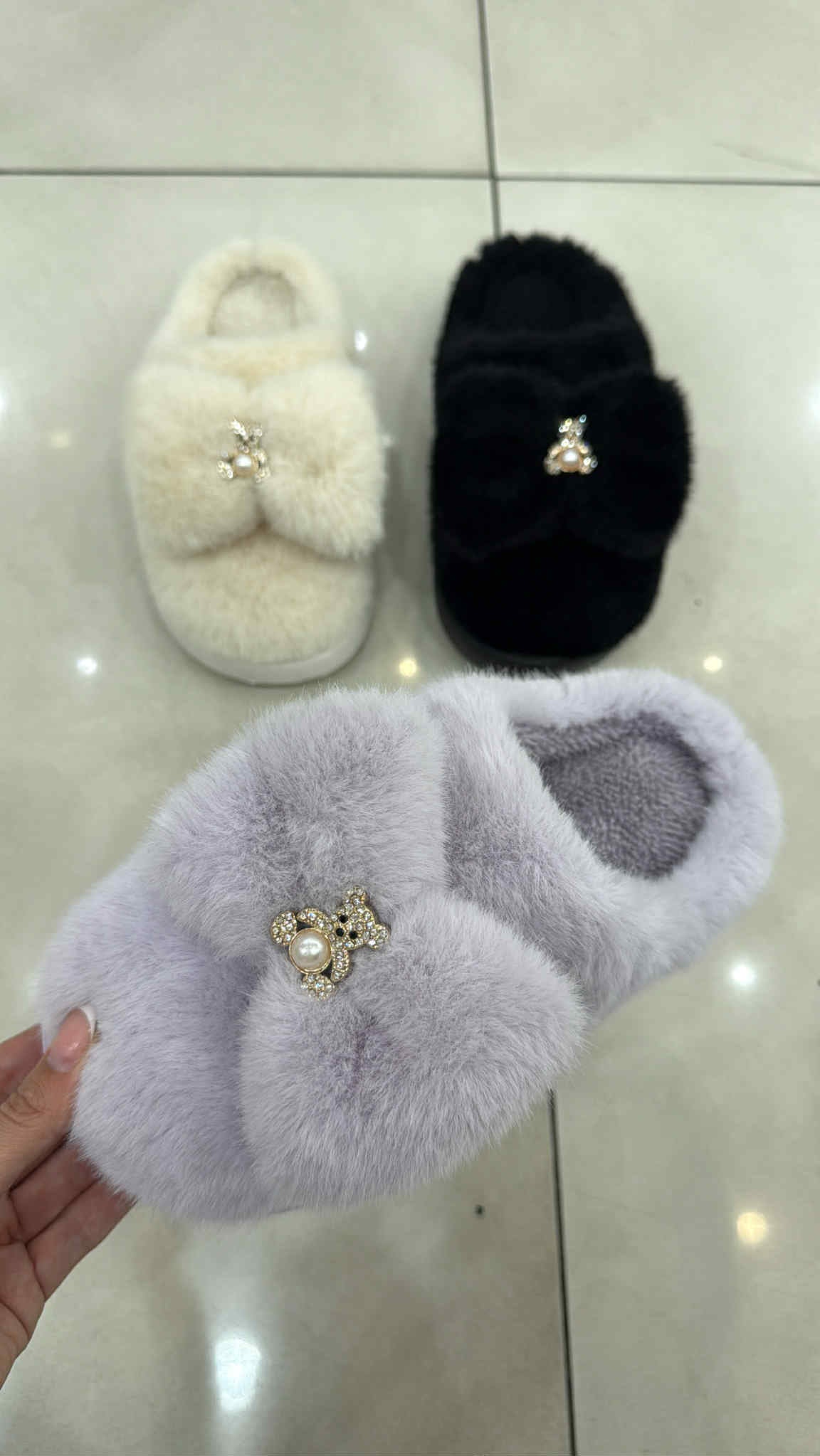Aniska slippers purple