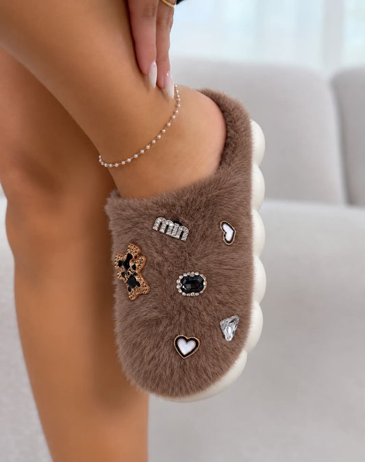 Starrie slippers choko  - 9271