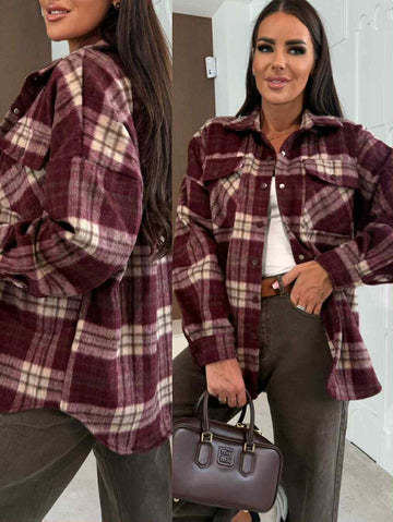 Tricia shirt Bordeaux  - 8358