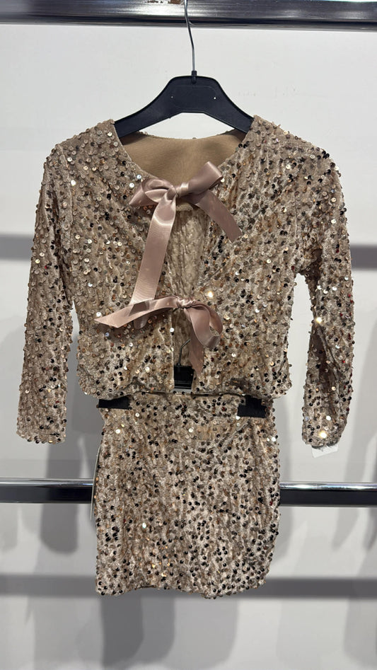 Melany kids 2-pieces Golden  - 112233