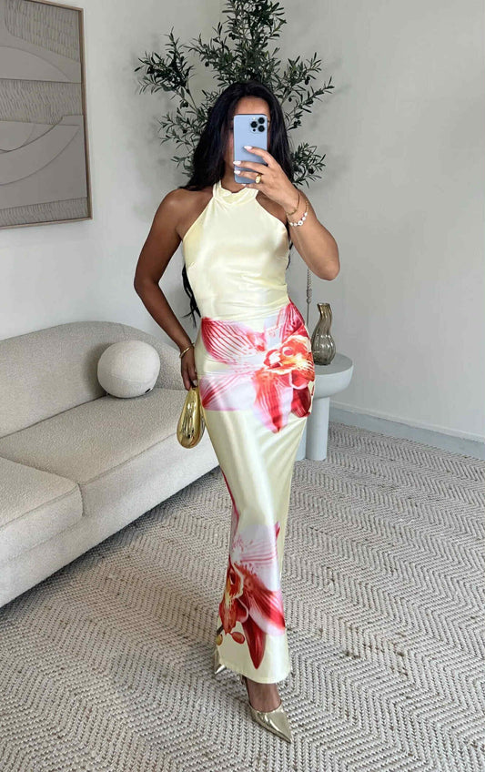 Emmy Flower dress Yellow