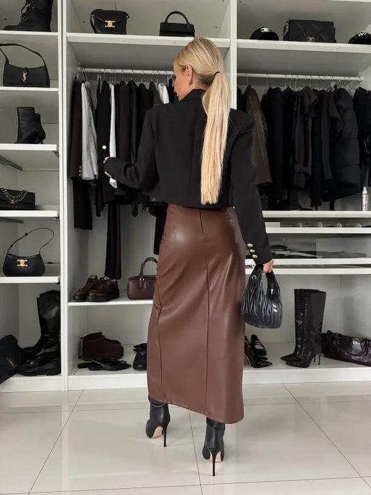 Liniia skirt brown