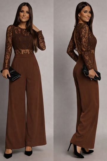 Gigia jumpsuit Choko - ZP724