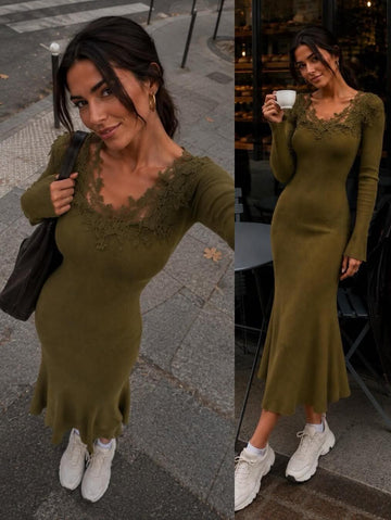 Mylah dress green - TU692