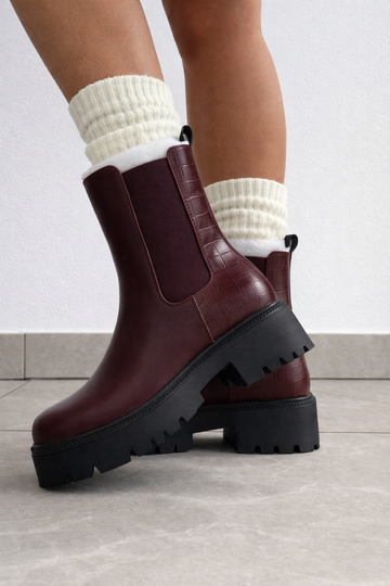 Almma boots wine- 5853