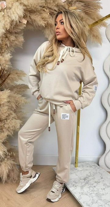 Willoh 2-PIECES SWEAT sæt beige