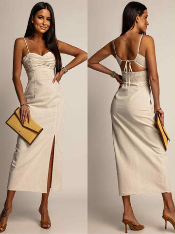 Aloar dress beige - ps9091s