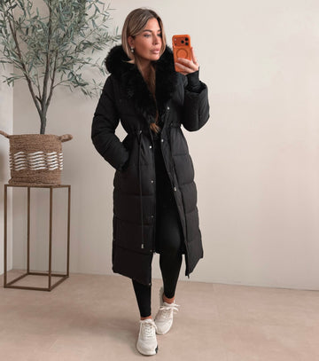 Ulina winter jacket black/black - FC7583
