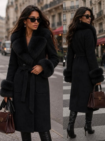 Tuva lux coat Black - 202358