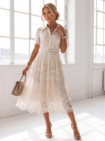 Lanty dress beige -W53846