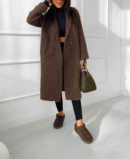 Jolline teddy jacket brown
