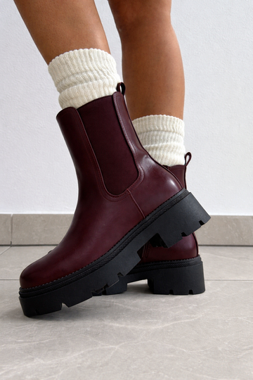 Ema boots wine- 5863