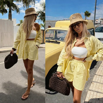 Lavine shorts yellow  - EP19677