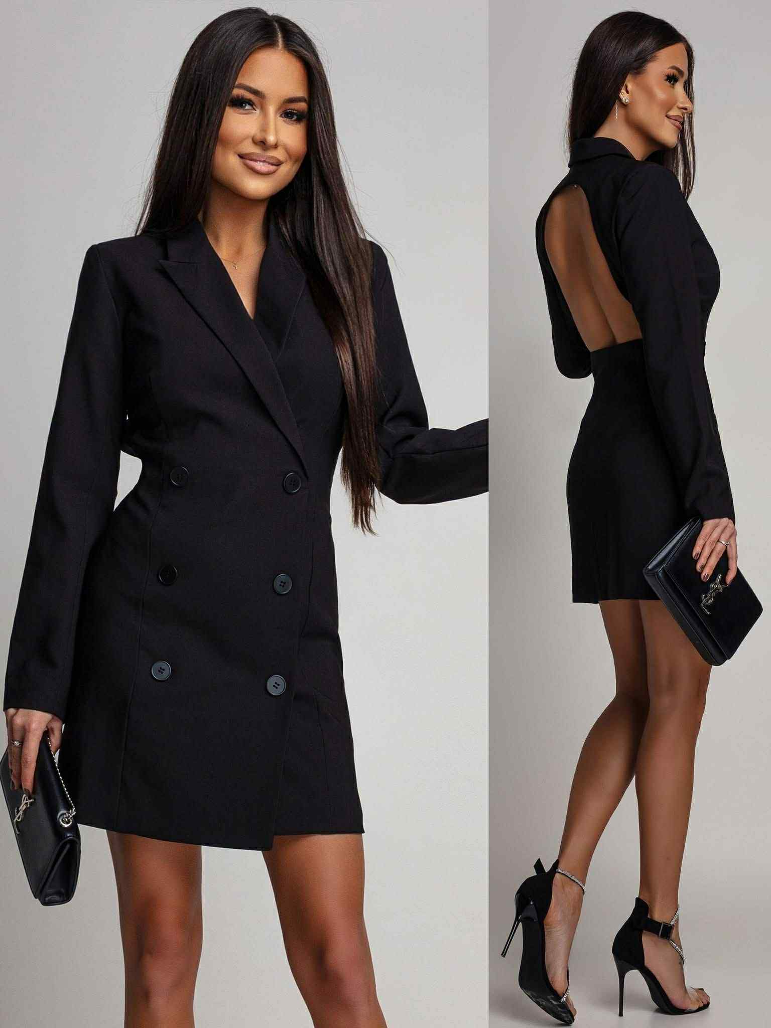 Mirra blazer dress black - EP19596
