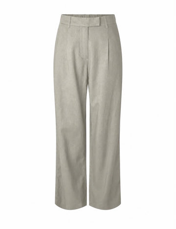 PCAWACE HW LINEN PANTS silver lining