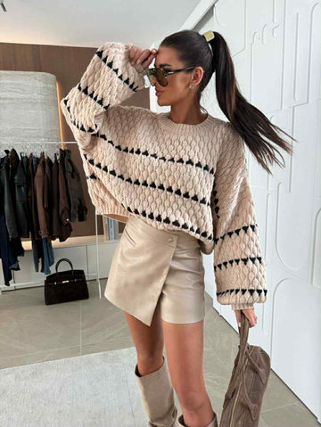 Missya sweat Beige - TV7097