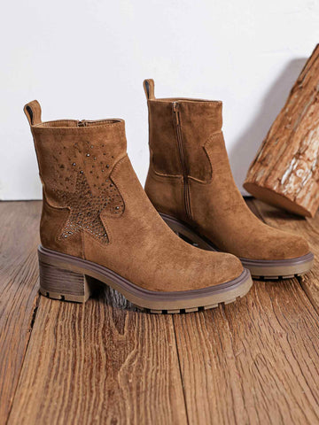 Mystar boots Camel   - Y2319