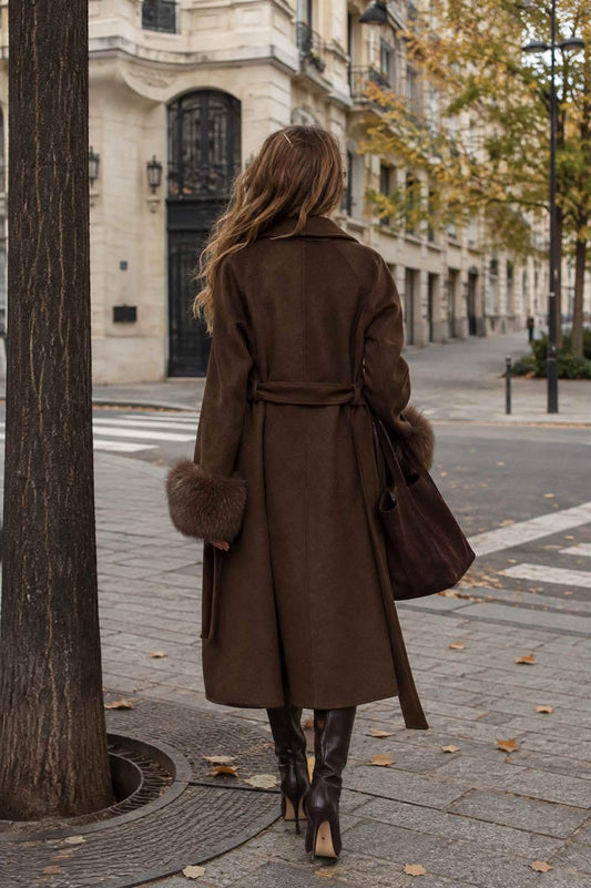 Shawna trenchcoat caffe - 10068