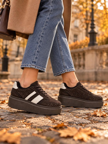 Carla Stone sneakers Brown - 88-142