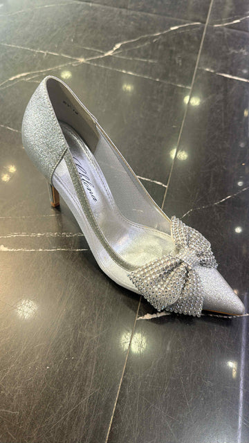 Zellie Bow stilet silver  - SY16