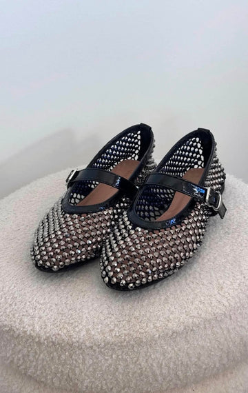 Sahra simili ballerina Black - 2216