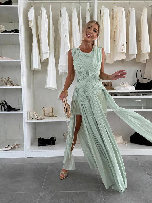 Asma dress mint  - A2603