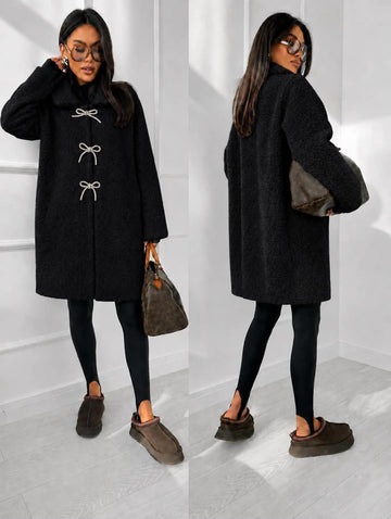 Bibi teddy jacket Black