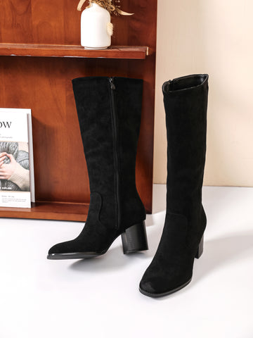 Sixty long boots Black -JW236
